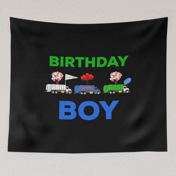 Item preview, Garbage Truck Birthday Shirt Toddler for Birthday Boy - Garbage Truck Birthday Boy and Toddler Designs designed and sold by farhanhafeez.