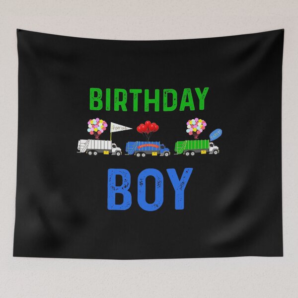 Item preview, Birthday Boy Garbage Truck Shirt for Toddler Boys - Garbage Truck Boys and Toddler Designs designed and sold by farhanhafeez.