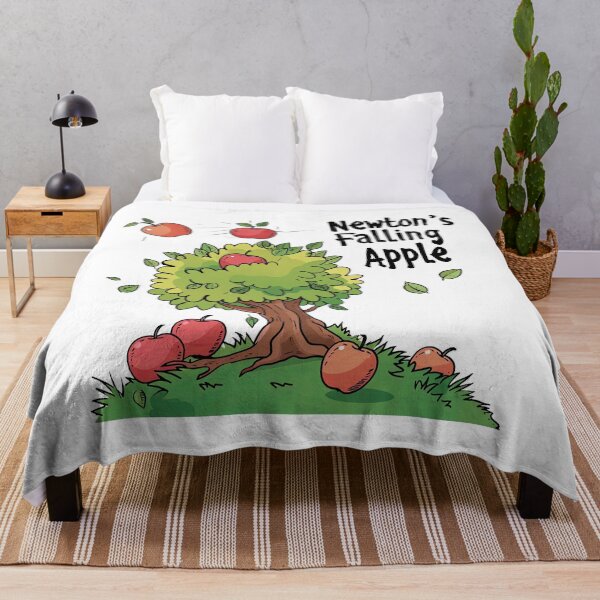Item preview, Newton's Falling Apple - A Quirky Illustration designed and sold by kjon88.