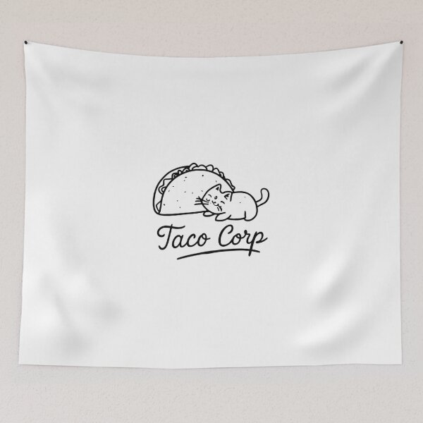 Item preview, Minimalist Taco Corp - Striking and Modern Design designed and sold by Colorful-Garden.