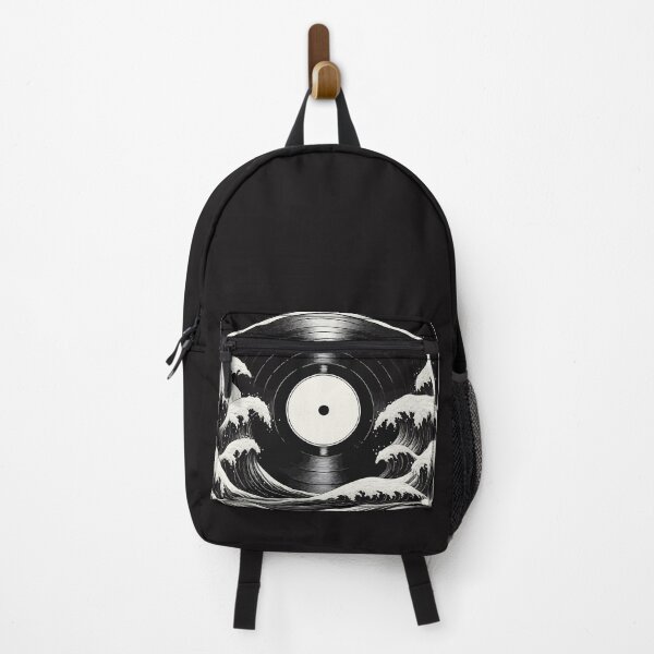 Item preview, Monochromatic Outline Vinyl Moon Waves designed and sold by TomFrontierArt.