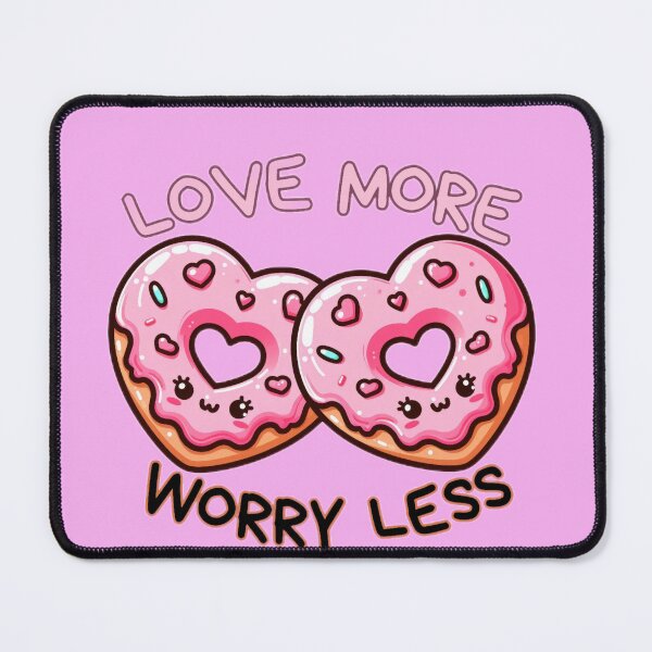 Item preview, FUNNY HEARTS LOVE MORE WORRY LESS designed and sold by lunacoco81.