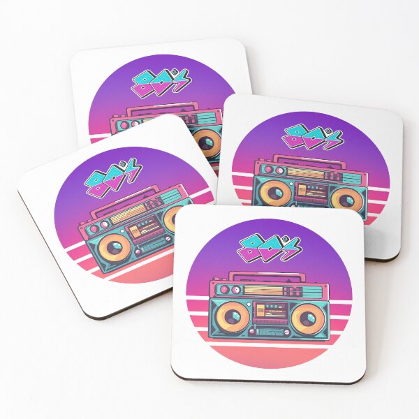 Item preview, 80s Boombox Retro Sunset designed and sold by Creastore.