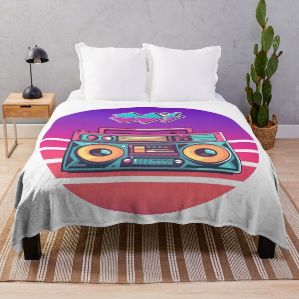 Item preview, 80s Boombox Retro Sunset designed and sold by Creastore.