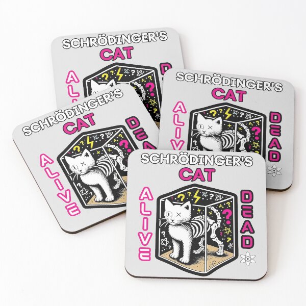 Item preview, Schrödinger's Cat Quantum Superposition Paradox Design designed and sold by Nabucodonoshop.