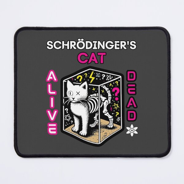 Item preview, Schrödinger's Cat Quantum Superposition Paradox Design designed and sold by Nabucodonoshop.