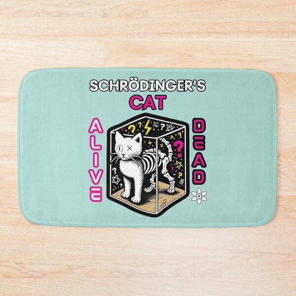 Item preview, Schrödinger's Cat Quantum Superposition Paradox Design designed and sold by Nabucodonoshop.