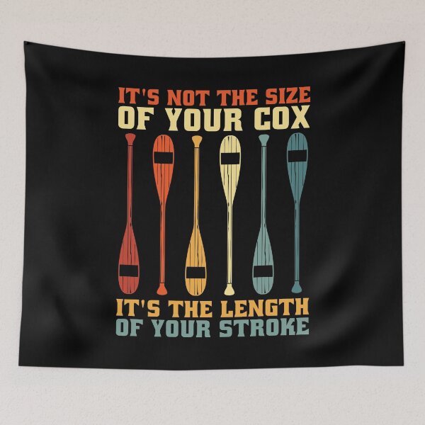 Item preview, Rowing It's Not the Size Of Retro Row Boat Rower designed and sold by tshirtconcepts.