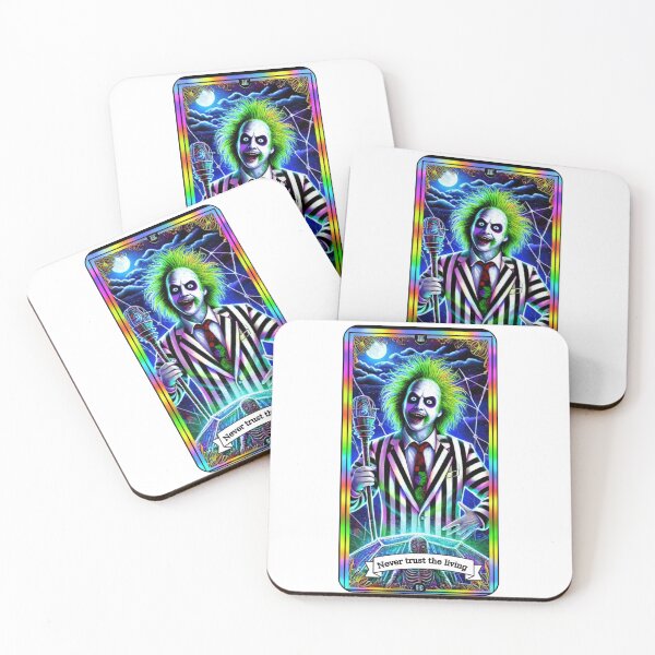Item preview, Never trust the living holographic tarot card designed and sold by KovacsDesigns.