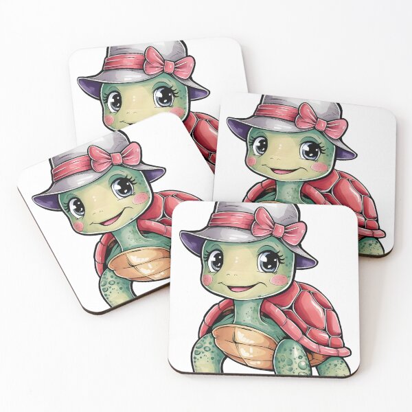 Item preview, Cute Little Turtle in Hat, For Turtles Lovers designed and sold by ColorFlick.