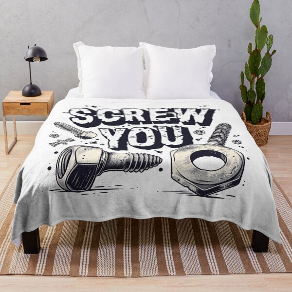 Item preview, Screw You - Clever Hardware Illustration with Pun designed and sold by kjon88.