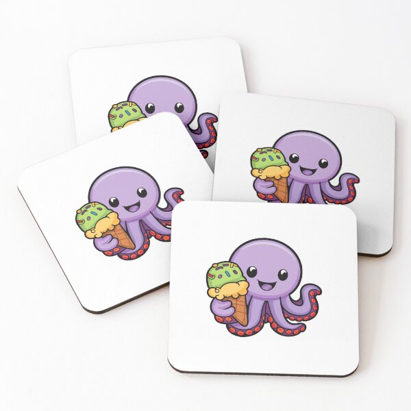 Item preview, Octopus icecream marine cephalopod tentacles mollusk invertebrate suction designed and sold by w1ckerman.
