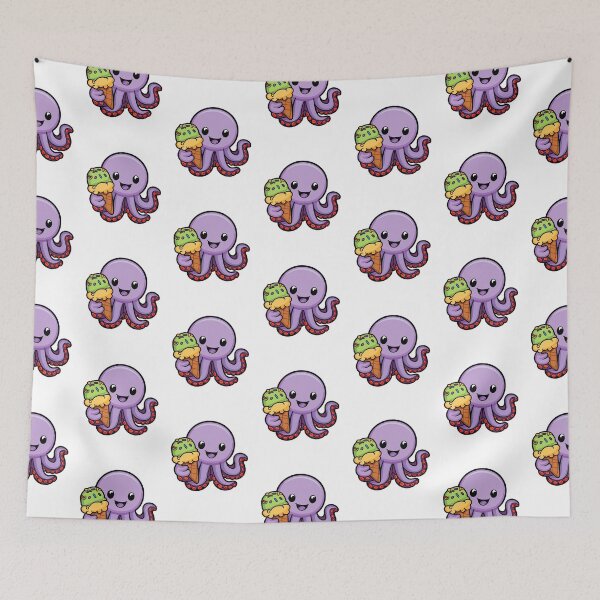 Item preview, Octopus icecream marine cephalopod tentacles mollusk invertebrate suction designed and sold by w1ckerman.