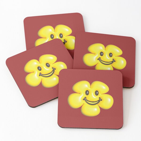 Item preview, 3d yellow flower smiley face. designed and sold by MiMee4451.