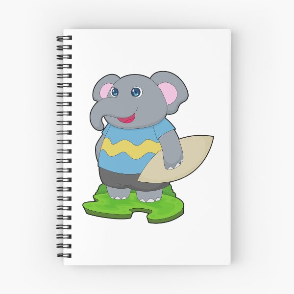 Item preview, Elephant Surfing Surfboard Summer designed and sold by Snabdesign84.