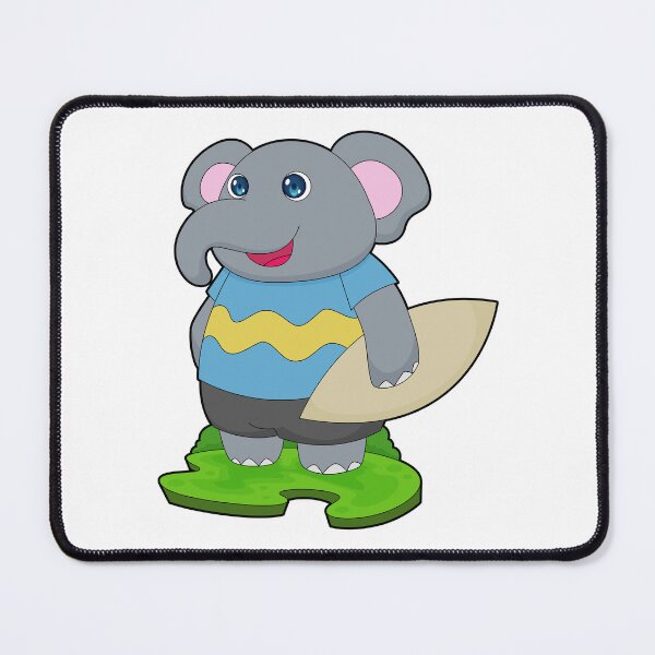 Item preview, Elephant Surfing Surfboard Summer designed and sold by Snabdesign84.