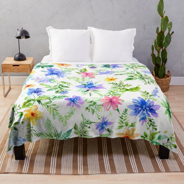 Item preview, Watercolor Floral Pattern designed and sold by SeamPix.