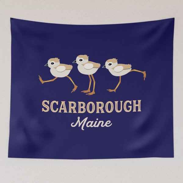 Item preview, Scarborough Maine Piping Plovers designed and sold by AntiqueImages.