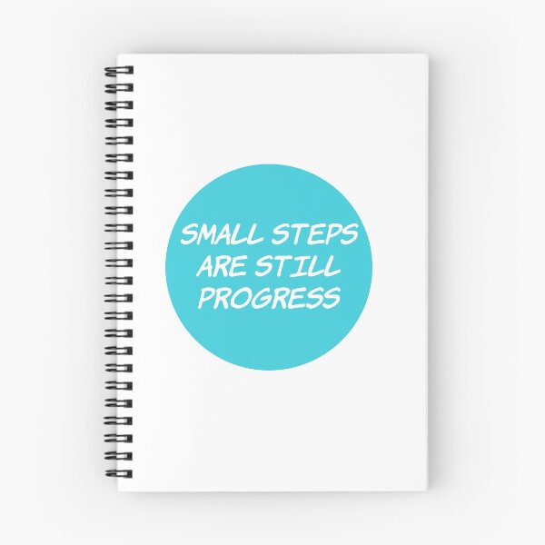 Item preview, Small Steps Are Still Progress (blue) designed and sold by Ally Designs.