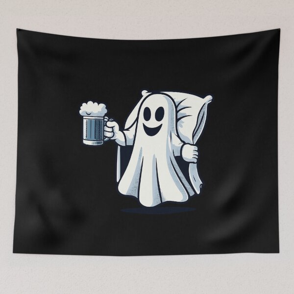 Item preview, Boozing Ghost Halloween Party Beer Lover designed and sold by LuminOrb.