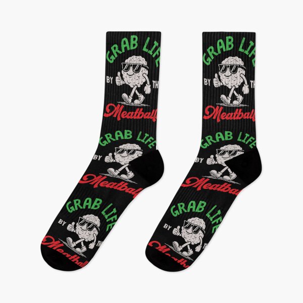 Item preview, Grab Life By The Meatballs designed and sold by LazyLoungeCo.