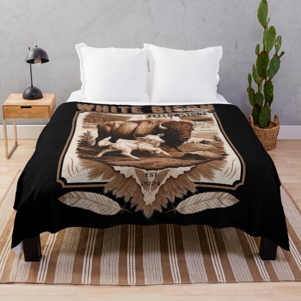 Item preview, BISONTE BLANCO CREMA VINTAGE DE YELLOWSTONE designed and sold by justyna-s28.