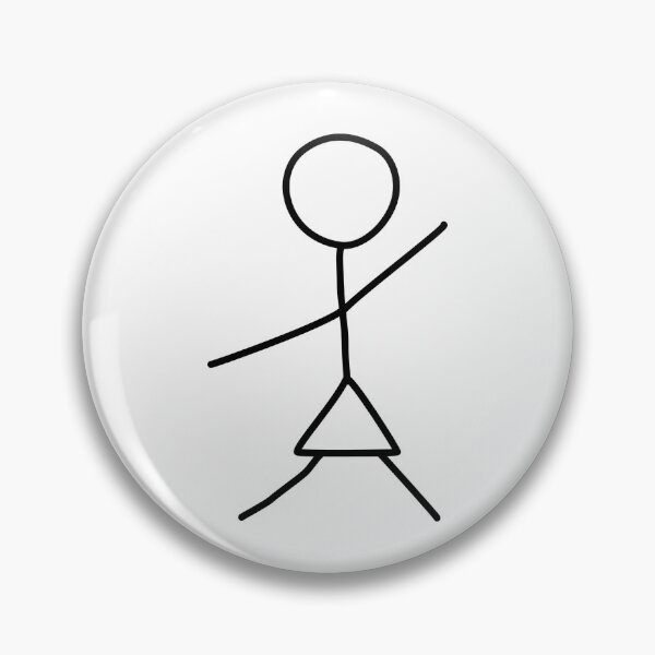 Item preview, Minimalistic representation of people "Hello - Woman" black designed and sold by Matzi-MV.