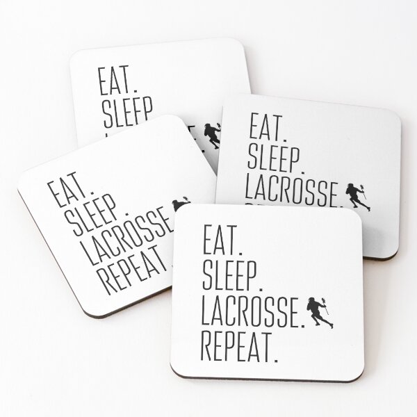 Item preview, Eat Sleep Lacrosse Repeat designed and sold by Amzg-Designs.