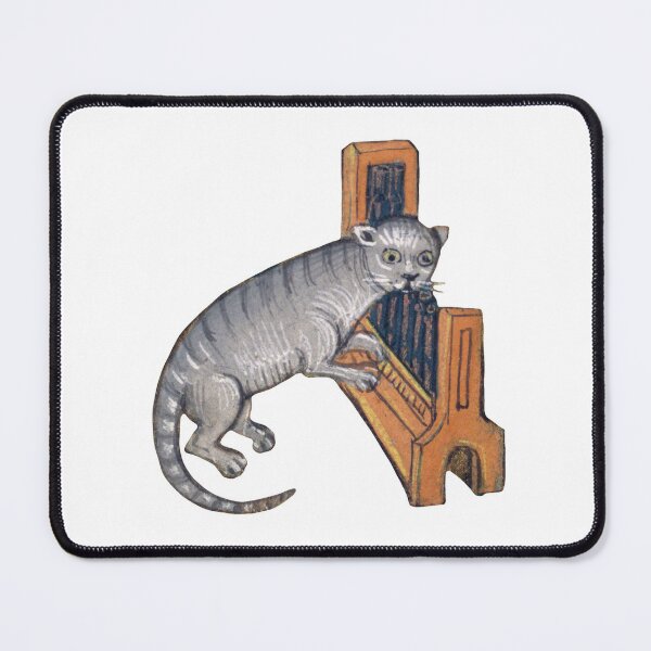 Item preview, Medieval cat playing pipe organ designed and sold by elinaarbidane.