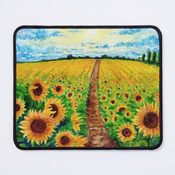 Item preview, sunflower field designed and sold by julijaivanovic.