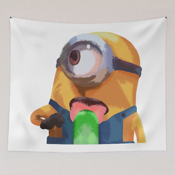 Item preview, Minion eating an ice cream designed and sold by AnastasiaWsk.