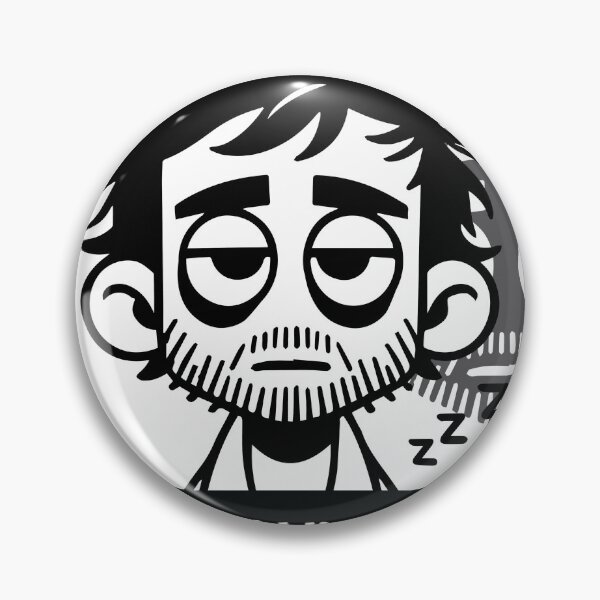 Item preview, Zzz... Just Kiddi m Awake T-Shirt - Funny Black and White Cartoon Design t-shirt  designed and sold by KARTICK DUTTA.