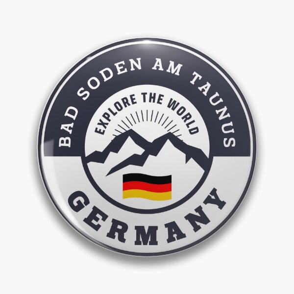 Item preview, Bad Soden am Taunus Germany Black and White Crest designed and sold by World Designs.