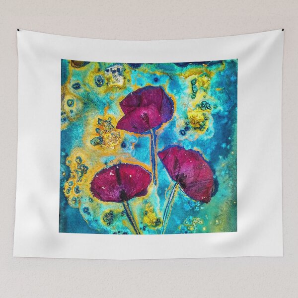 Item preview, Psychedelic Poppies designed and sold by Redheadwonders.