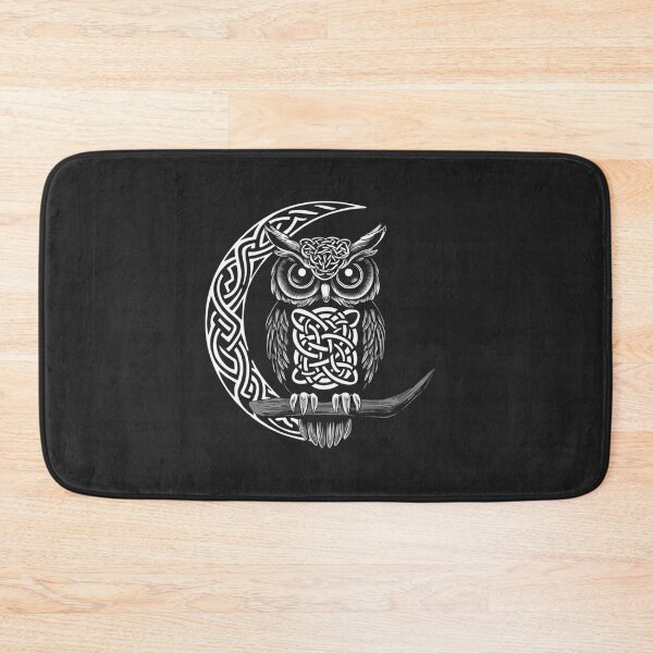 Item preview, Owl hand-drawn in Celtic style designed and sold by khufra1.