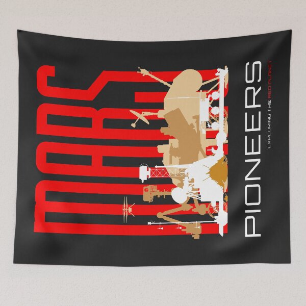 Item preview, Mars Pioneers (Exploring the Red Planet) (Pop) designed and sold by BGALAXY.