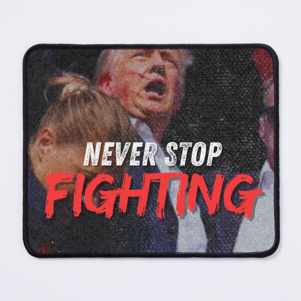 Item preview, Never stop fighting! Motivational collection designed and sold by Purpleflex.