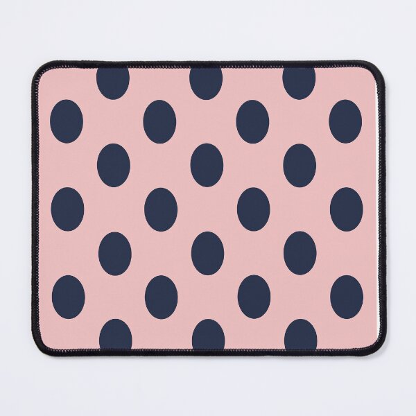 Item preview, Large NAVY BLUE & PINK POLKA DOTS designed and sold by RachelMacht.