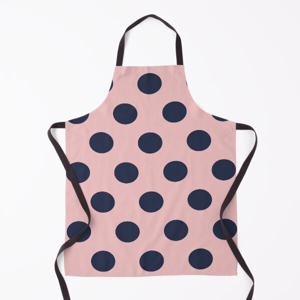 Item preview, Large NAVY BLUE & PINK POLKA DOTS designed and sold by RachelMacht.