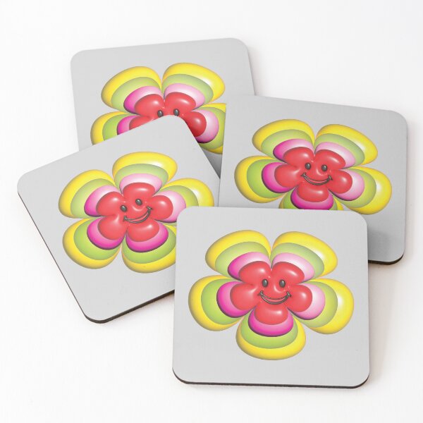 Item preview, 3d flower smiley face, multi-layered flowers. designed and sold by MiMee4451.