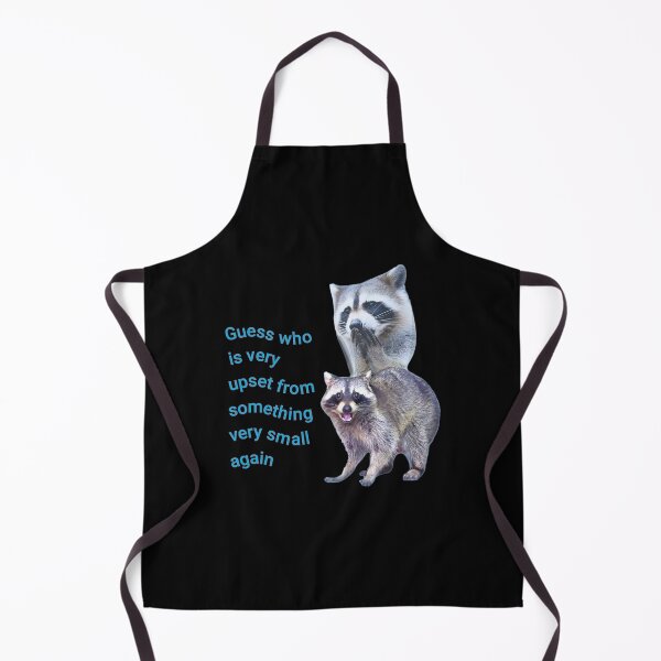 Item preview, upset raccoon meme designed and sold by SynapseBuzz.