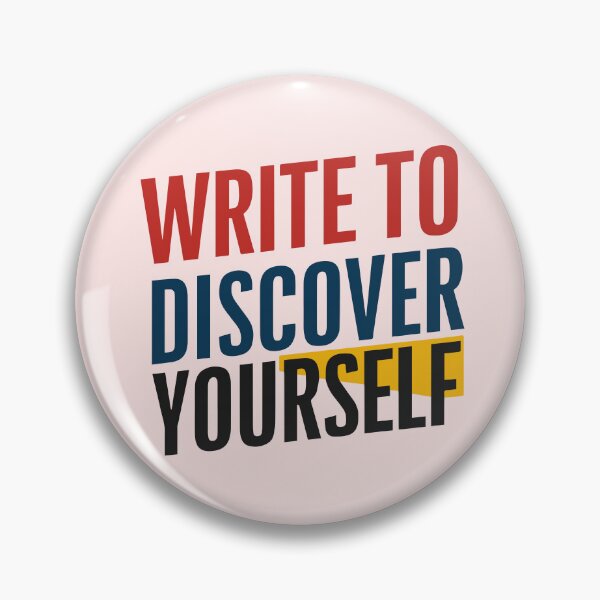 Item preview, Write to Discover Yourself - Inspirational Typography for Writers and Creatives designed and sold by FebricFusion.