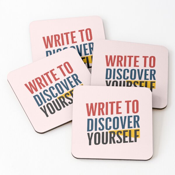 Item preview, Write to Discover Yourself - Inspirational Typography for Writers and Creatives designed and sold by FebricFusion.