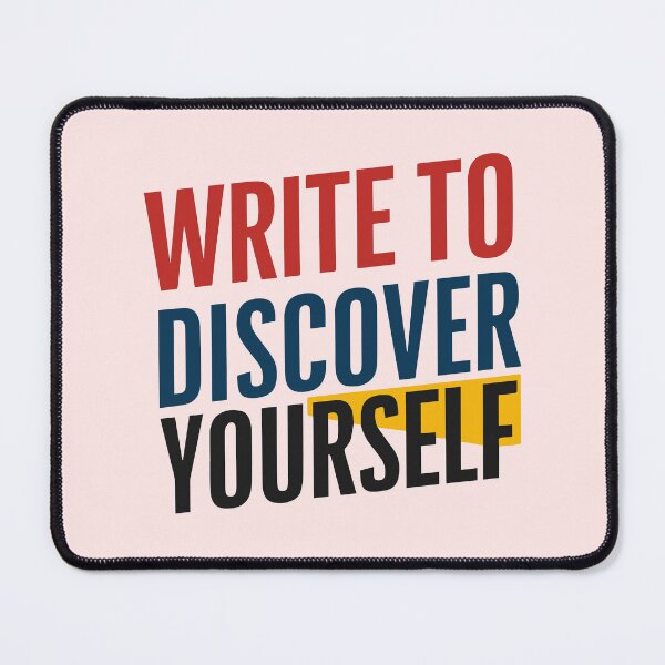 Item preview, Write to Discover Yourself - Inspirational Typography for Writers and Creatives designed and sold by FebricFusion.