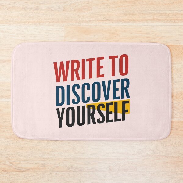 Item preview, Write to Discover Yourself - Inspirational Typography for Writers and Creatives designed and sold by FebricFusion.