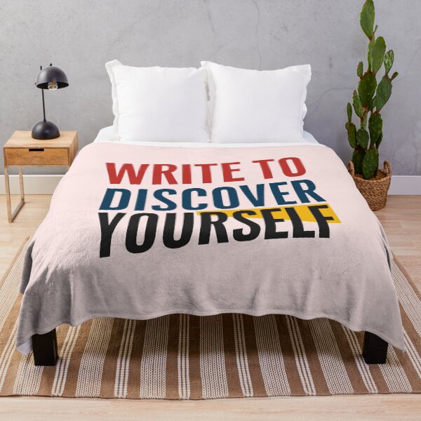 Item preview, Write to Discover Yourself - Inspirational Typography for Writers and Creatives designed and sold by FebricFusion.