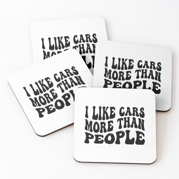 Item preview, I Like Cars More Than People Classic cars Lovers designed and sold by CORJIDOG-ART.