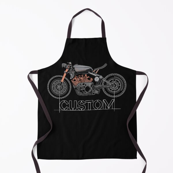 Item preview, Caferacer, motorcycle biker custom workshop drawing symbol logo designed and sold by AndreMi.