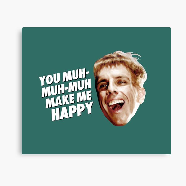 Simple Jack You Muh Muh Make Me Happy Canvas Print By Iwumbo Redbubble
