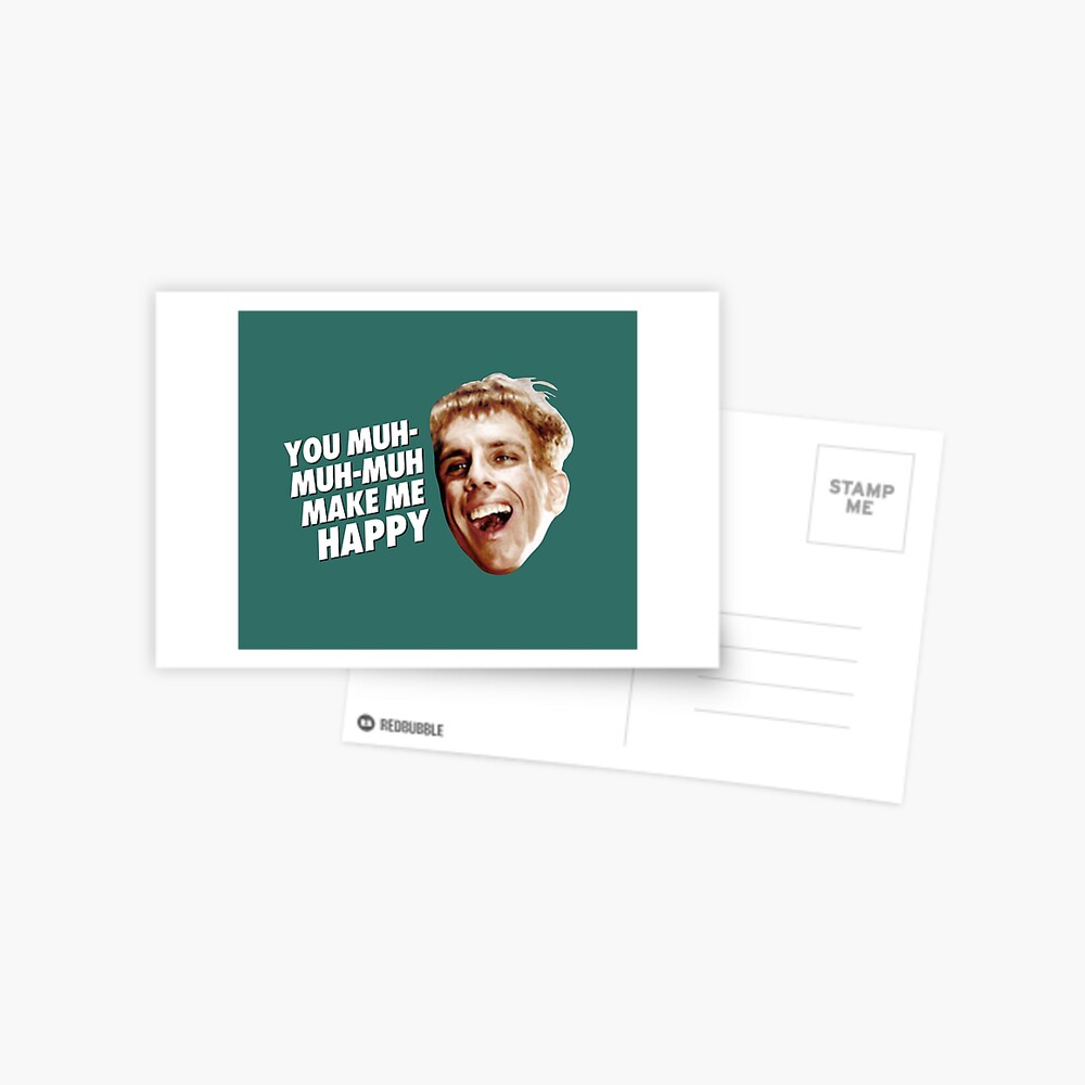 Simple Jack - you muh-muh-make me happy Greeting Card